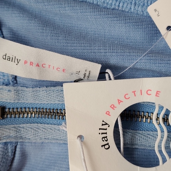 Anthropologie Daily Practice Sky High blue Midi Dress sleeveless XL - Picture 7 of 7